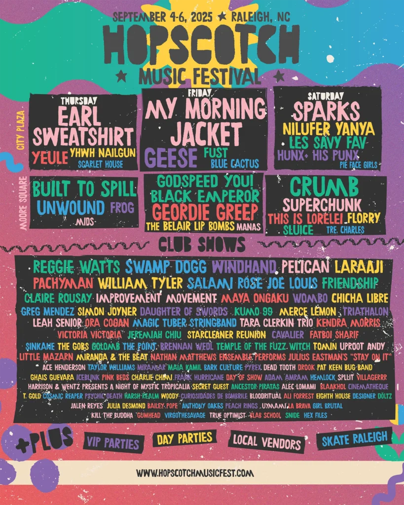 Hopscotch 25 Lineup